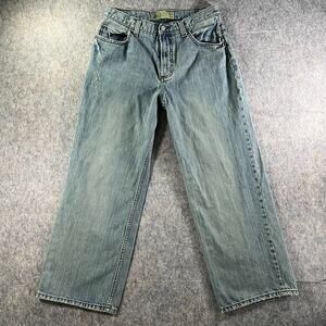 VTG 2006 Old Navy OND Extra Loose Baggy Jeans Mens 32x30 Light Wash Wide Leg Y2K
